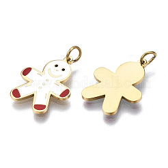 316 Surgical Stainless Steel Enamel Pendants&nbsp;LS-STAS-S116-377G