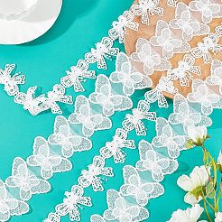 2 Yards 2 Styles Bowknot Lace Edge Trim Ribbon&nbsp;OCOR-NB0001-39