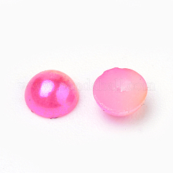 Imitation Pearl Acrylic Cabochons&nbsp;OACR-R063-6mm-04