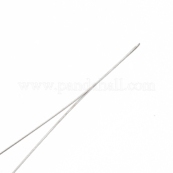 Iron Big Eye Beading Needles&nbsp;TOOL-N006-02-01