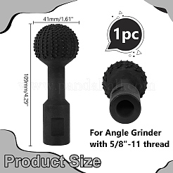 ボール型鋼製木溝彫刻回転ナイフ  木工研磨フライスカッター  ブラック  10.9x4.1cm  穴：14mm&nbsp;TOOL-WH0165-21C
