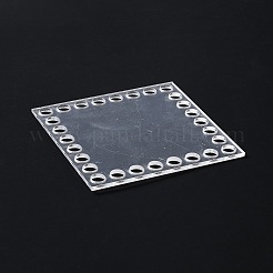 Transparent Acrylic Crochet Basket Bases&nbsp;LS-DIY-WH0368-001A