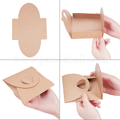 Vintage Square Heart Buckle CD Envelopes&nbsp;DIY-WH0092-01