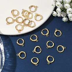 SHEGRACE Brass Leverback Earring Findings&nbsp;XGR0015G-72G