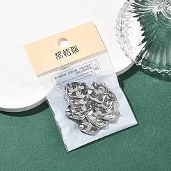 シェグレース 真鍮 マイクロパヴェ クリアキュービックジルコニア ペンダント  カドミウムフリー＆ニッケルフリー＆鉛フリー  長方形チャーム  プラチナメッキ  15x13.5x2mm  丸カン：5x1ミリ  内径：3mm&nbsp;XGRQ2C849-404P