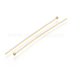 Brass Ball Head Pins&nbsp;KK-G331-10-0.8x50