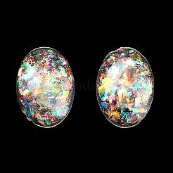 Resin Imitation Opal Cabochons&nbsp;RESI-H148-06