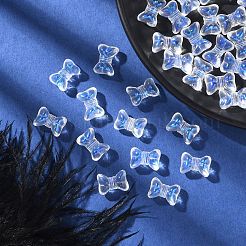 35Pcs Transparent Spray Painted Glass Beads&nbsp;GLAA-YW0001-68