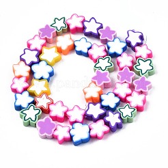 Handmade Polymer Clay Beads Strands&nbsp;CLAY-S096-043I