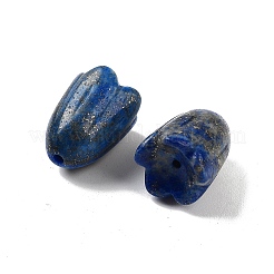天然石ラピスラズリビーズ  花  15x12mm  穴：1.6mm&nbsp;G-A222-03I