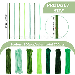 7 Bags 7 Colors DIY Plush Sticks&nbsp;DIY-FG0008-35
