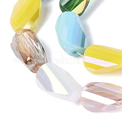 Electroplate Mixed Styles Glass Beads Strands&nbsp;EGLA-N022-10B-A05
