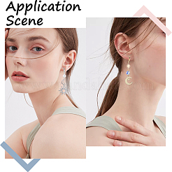 24 Pairs 2 Colors Brass Earring Hooks&nbsp;KK-SP0001-41