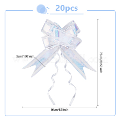 Plastic Pull Bows&nbsp;AJEW-WH0460-118A