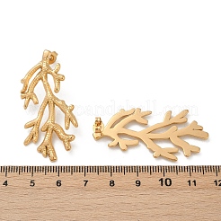 304 Stainless Steel Stud Earrings&nbsp;EJEW-U071-01A-G