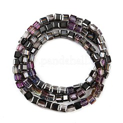 Electroplate Glass Beads Strands&nbsp;EGLA-B011-07A-HP02