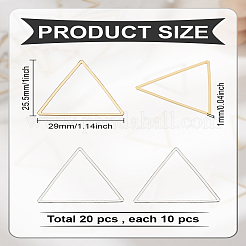 20Pcs 2 Colors Alloy Linking Rings&nbsp;FIND-LP0002-91
