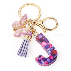 Resin Butterfly Pendant Keychains&nbsp;KEYC-TAC0034-03J