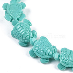 Synthetic Coral Carved Beads Strands&nbsp;CORA-L020-E-13