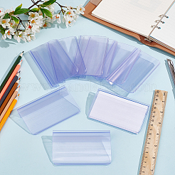 プラスチック製のテーブルカードディスプレイフレーム  値札ホルダー  ライトスチールブルー  10.5x6.6x1.2cm&nbsp;ODIS-WH0017-085B