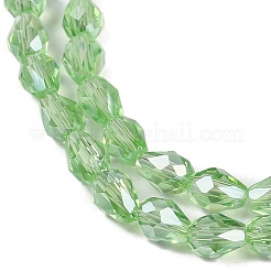 Transparent Electroplate Glass Beads Strands&nbsp;LS-EGLA-N013-T4mm-B13