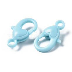 Opaque Acrylic Lobster Claw Clasps&nbsp;X-SACR-T358-06