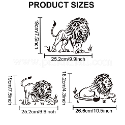 1 Set PET Hollow Out Drawing Painting Stencils&nbsp;DIY-MA0004-58