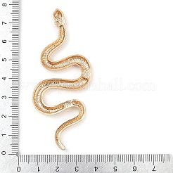 合金ジュエリーアクセサリー  ヘビ  ゴールドカラー  26.5x32.5x4mm&nbsp;LS-PALLOY-R156-02G