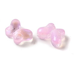UV Plating Transparent Glass Beads&nbsp;X-GLAA-G115-03B