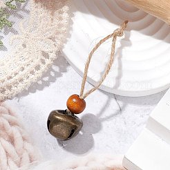 Iron Bell Pendant Decoration&nbsp;HJEW-JM02488-03
