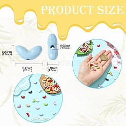 Baking Paint Alloy Beads&nbsp;FIND-CJC0016-45