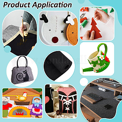 Felt Crafts Fabric&nbsp;DIY-WH0750-198A-01