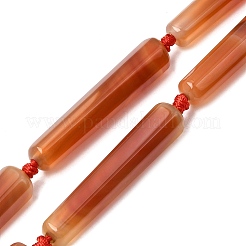 Natural Dyed & Heated Red Agate Beads Strands&nbsp;G-T151-A02-01A