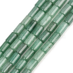 天然石グリーンアベンチュリンビーズ連売り  コラム  7.5~9x5~5.5mm  穴：0.7~0.8mm  約48個/連  15.35''（39センチメートル）&nbsp;G-F832-B08-01