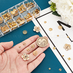 390Pcs Alloy & Iron & Brass Bead Caps&nbsp;DIY-PH00021-69