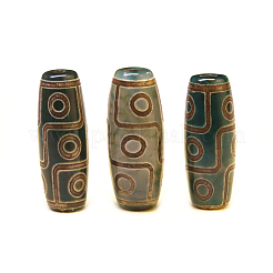 Tibetan Style dZi Beads&nbsp;TDZI-R002-02F