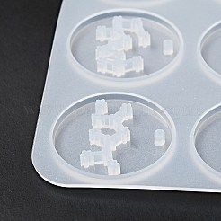 Twelve Constellations Round Pendants Silicone Molds&nbsp;DIY-G073-01