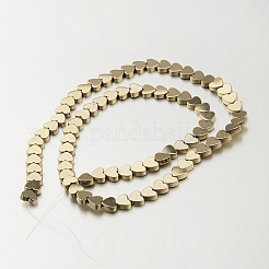 Electroplate Non-magnetic Synthetic Hematite Bead Strands&nbsp;G-F300-23B-06