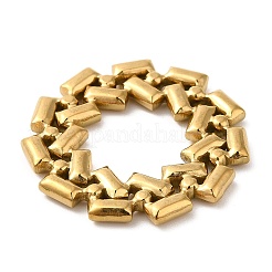 イオンプレーティング（IP）304ステンレス鋼リンクリング  フラットラウンド  ゴールドカラー  25x2mm  内径：11.5x12.5mm&nbsp;STAS-A085-06G
