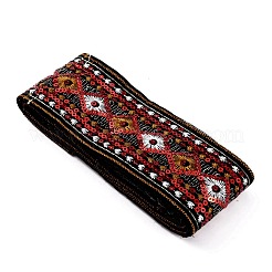 Ethnic Style Polyester Ribbons&nbsp;OCOR-WH0074-44E