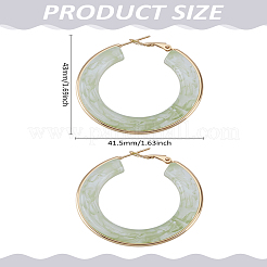 1 Pair Stylish Stainless Steel Fever Hoop Earrings&nbsp;EJEW-LP0011-05A