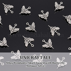 40Pcs Tibetan Style Alloy Pendants&nbsp;FIND-UN0001-76
