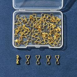 真鍮製アイスピックピンチベイル50個  ゴールドカラー  10x5.5x3mm  ピン：0.8mm&nbsp;IFIN-FS0001-47A