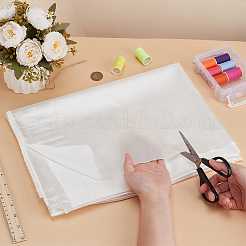 DIY クラフト用のポリエステル スパンデックス生地  服飾材料  ホワイト  150x100x0.02cm&nbsp;DIY-WH0578-93B