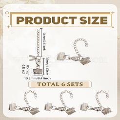 6 Bgas 304 Stainless Steel Curb Chain Extender&nbsp;STAS-LP0005-39
