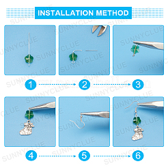 162Pcs DIY Christmas Themed Earring Making Kits&nbsp;DIY-SC0015-42