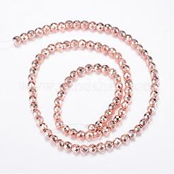 Electroplate Non-magnetic Synthetic Hematite Bead Strands&nbsp;G-Q465-16RG