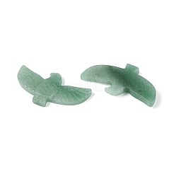イーグルシェイプの天然グリーンアベンチュリン宝石ペンダント  27~28x51x5~6mm  穴：1.8~2mm&nbsp;G-P563-05F