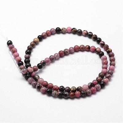Natural Rhodonite Beads Strands&nbsp;G-D840-59-6mm-1