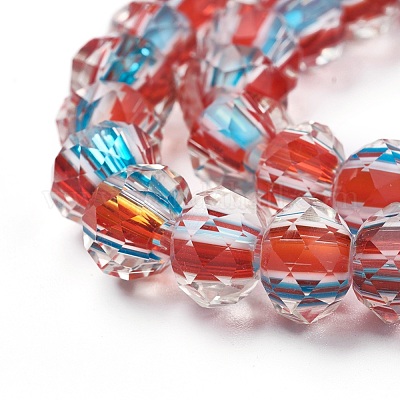 Handmade Lampwork Beads Strands&nbsp;LAMP-F014-F06-B-1